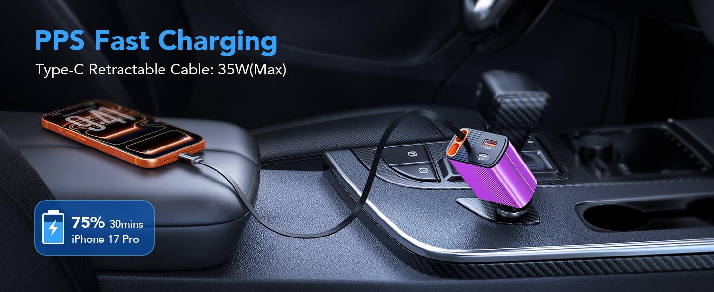 Retractable Car Charger