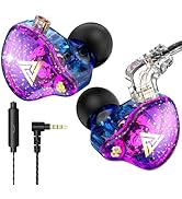 HJX QKZ AK6 Pro Wired IEM for Gaming Earbuds with MIC, in Ear Monitor Headphones, Deep Bass Sound...
