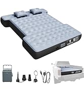 Umbrauto Camping Air Mattress for 6-6.5ft Full Size Truck Bed with Wireless Rechargeable Built-in...