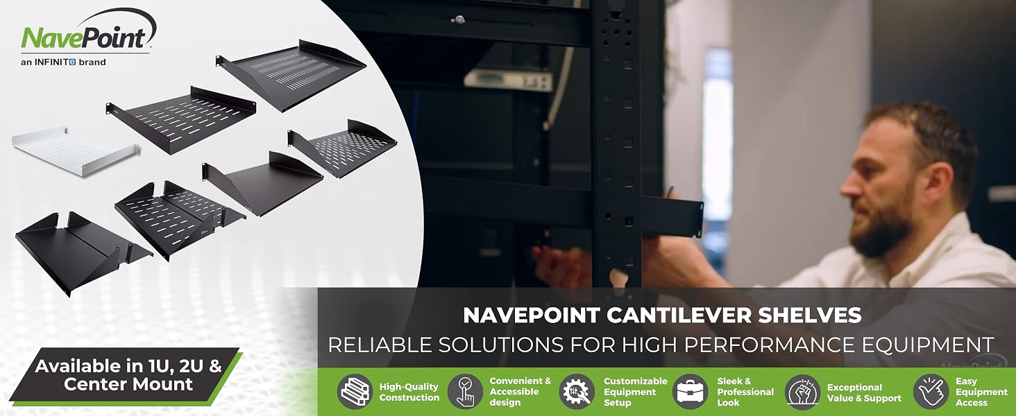 NavePoint Vetend Rack Tray