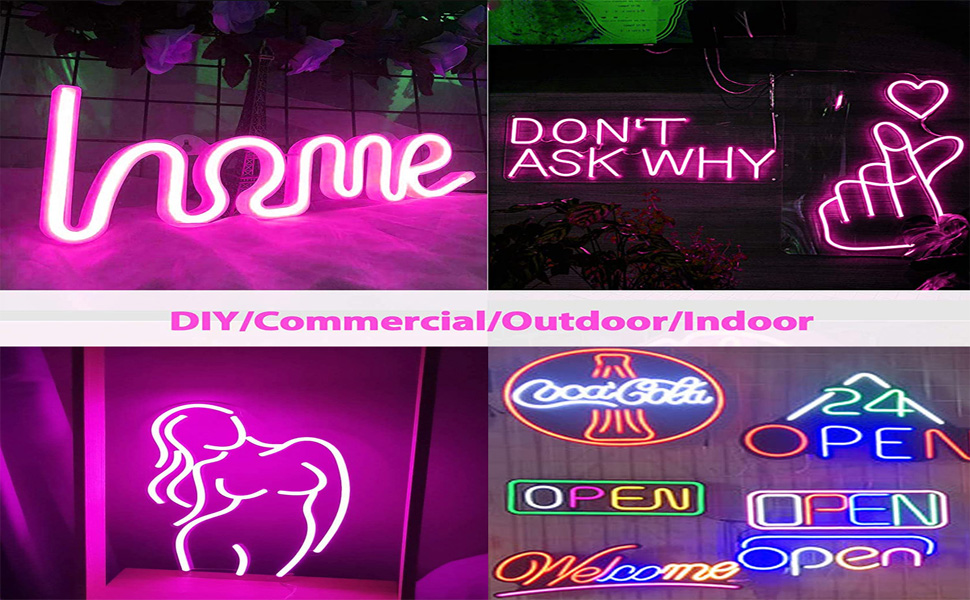 Neon Strip Light Without Adapter