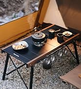 Naturehike Folding IGT Camping Table, Portable IGT Cook System, Ultralight Aluminum Camp Table fo...
