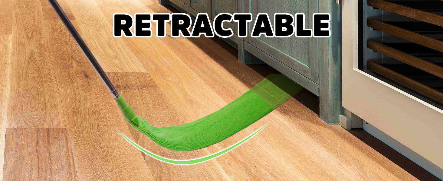 retractable gap dust cleaner washable