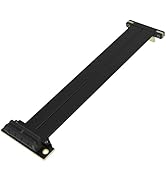 XRIKUI PCIe 4.0 x1 Riser Cable,PCI-Express 1X Male to Female Extension Cable PCI-e Extender Adapt...