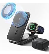 ESR 3 in 1 Charging Station for Apple, Qi2.2 25W MagSafe Charger with CryoBoost, Phone-Cooling Wi...