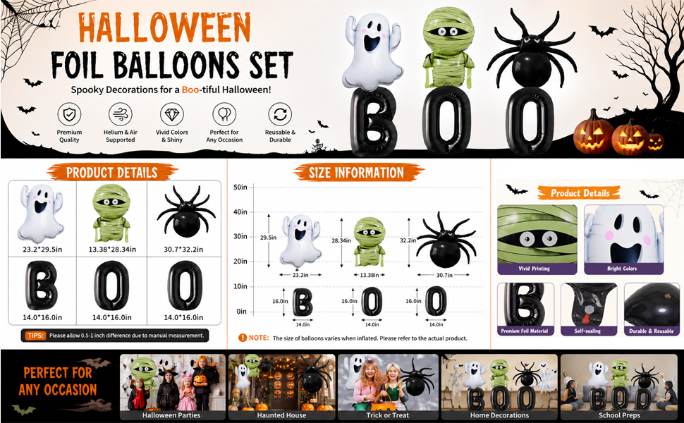 Halloween balloons decorations