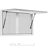 VEVOR Concession Window Aluminum Alloy Frame Service Windows for Food Truck, Up to 85 Degrees Sta...
