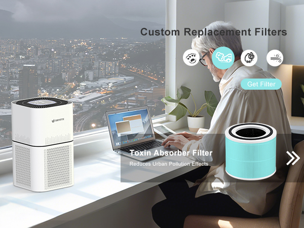 Toxin Absorber Filter for dayette air purifiers