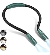 Led Neck Reading Light Book Lights for Reading in Bed 360° Flexible Arms 3 Color Modes Multiple B...