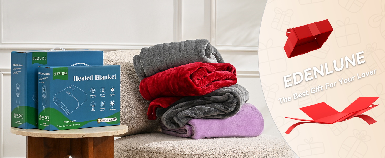 queen heated blanket