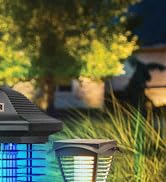 AMUFER Bug Zapper Mosquito Zapper for Outdoor &amp; Indoor, Upgraded 3 Mosquito Control Technologies,...