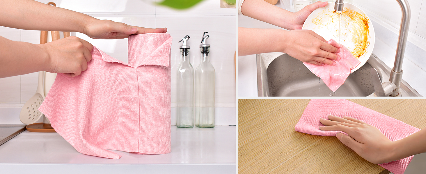 Microfiber Towels Cleaning Wipes