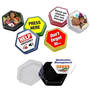 Talking Tile Voice Recorder Education voice box button dementia independent living