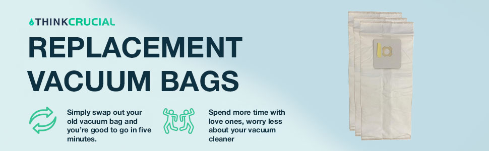 Think Crucial Replacement Vacuum Bag 