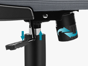 Tiltable and Rocking Backrest