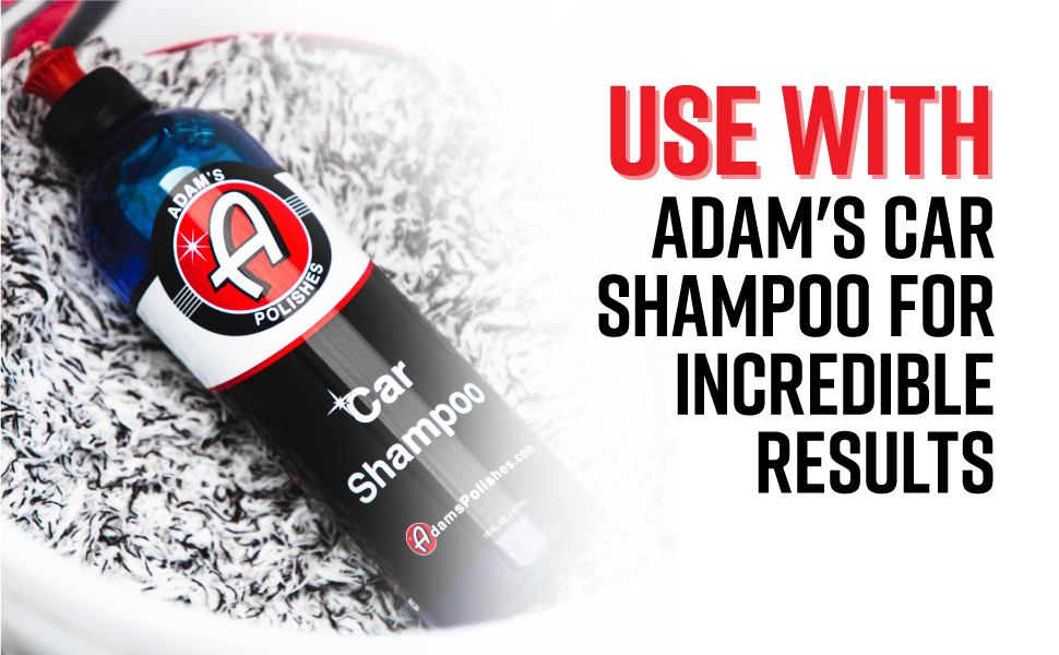 Use with Adam's Car Shampoo for incredible results