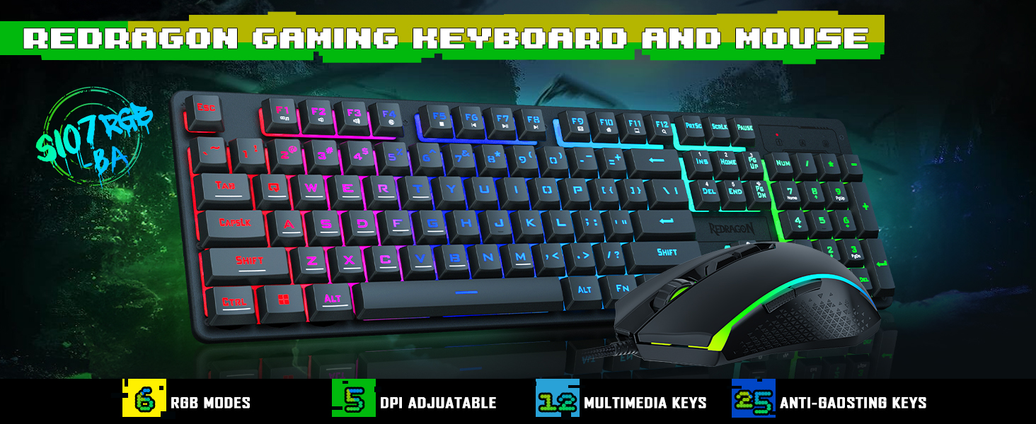 gaming keyboard and mouse
