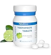 H2ofloss Toothpaste Tablets – Lemon | Nano Hydroxyapatite Toothpaste Tablets Chewable | Fluoride ...