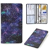 TILDOSAC Leather Car Registration and Insurance Card Holder, Car Document Holder for Cards Licens...
