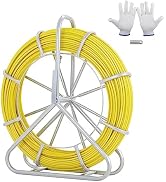 VEVOR Fish Tape Fiberglass, 5/16 in, Electrical Fish Tape 492ft, Duct Rodder Fishtape Wire Puller...