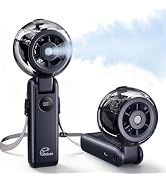 Rrtizan Handheld Misting Fan Portable - Small Personal Mister Fan Blow Cold Air,USB Rechargeable,...