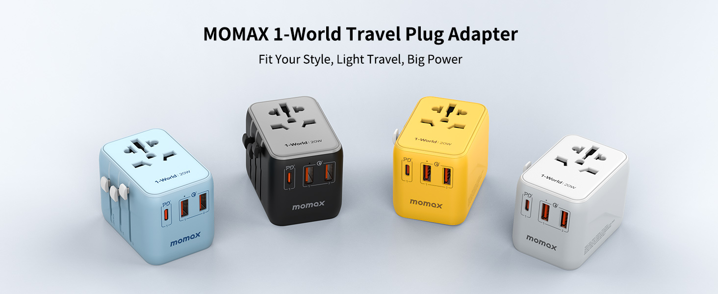 MOMAX Travel Plug Adapter