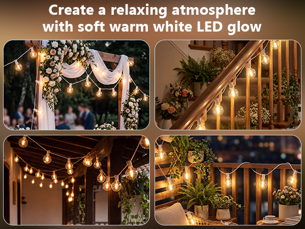 outdoor patio string lights; christmas lights outdoor; outside lights for house; led balcony lights