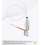 ANYCUBIC Vyper/Kobra Max/Kobra Plus 3D Printer Hotend Replacement Volcano V5 J-Head Quality Brass...