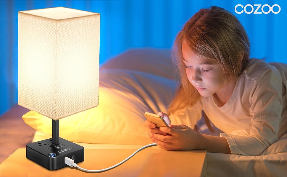 LED touch control table lamp