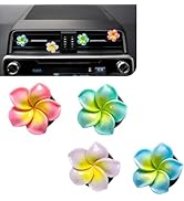 Ferianl 4PCS Flower Car Air Freshener Vent Clips, Cute Air Conditioning Outlet Clips, Colorful Pe...
