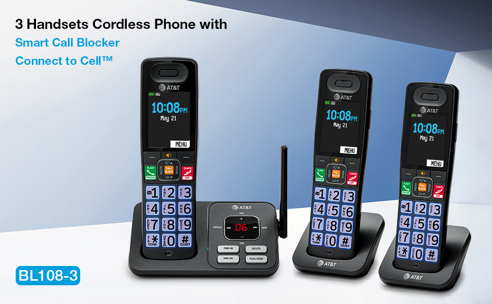 AT&amp;amp;T BL108-3 3 Handsets Cordless Phone