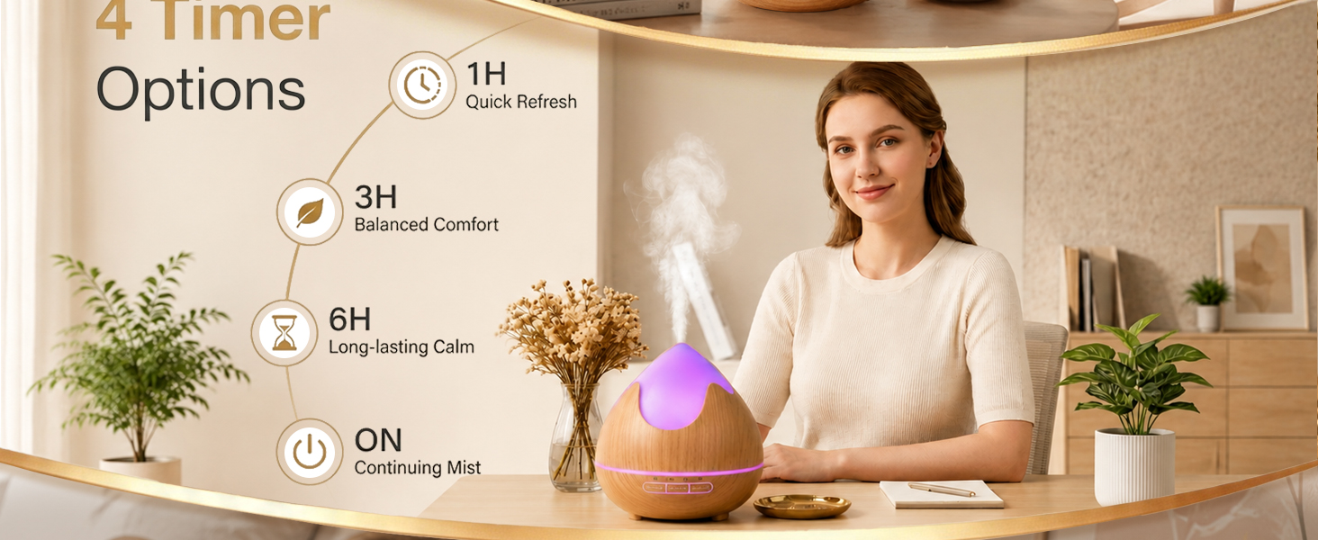 500ml Essential Oil Diffuser