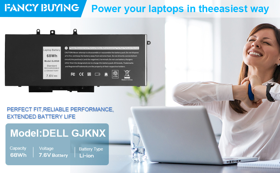 GJKNX Dell Battery
