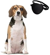 MANON ROSA Dog Eye Patch - Single Eyepatch Protective Eye Cover for Small Medium Large Dogs Cats ...