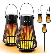 Outdoor Bluetooth Flame Speaker, Tesoorda LED Flickering Flame Effect Speaker with Torch Light, P...