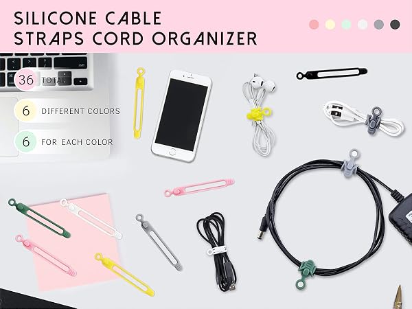 Silicone Cable Straps