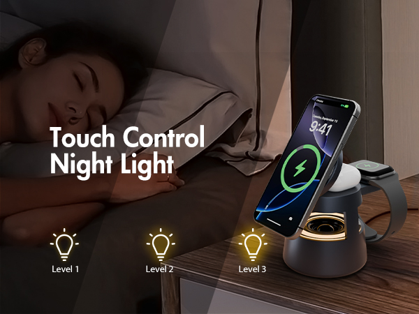 5 in 1 Magnetic Wireless Charger Bluetooth