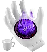 Devil's Hand Heating Mug Warmer Set - 3 Temp Settings &amp; 8H Timer, Coffee Cup Warmer Plate for Des...