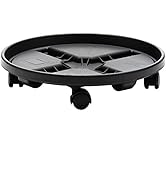Bloem Round Planter Caddy with Wheels: 16