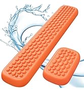 Lekvey Ergonomic Keyboard Wrist Rest, Waterproof PU Leather Wrist Pad with Memory Foam Massage Po...