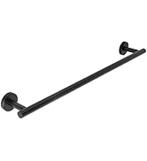 SAYAYO Black Towel Rack for Bathroom, 24 Inch Towel Bar Towel Rod Towel Holder Wall Mount SUS304 ...