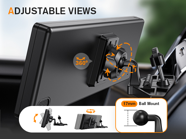 cd carplay screen holder