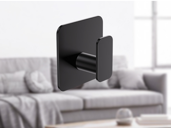 black towel hook