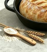 Cast Iron Bread Oven 6QT, Sourdough Bread Baking Pan with Lid | For crispy sourdough at home - do...