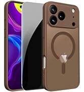 LWLFEKA for iPhone 17 Pro Case with Privacy Screen Protectors &amp; Camera Protector Cover, Compatibl...