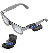 TRANSNOVO Wearable Charger Compatible with RayBan Meta Smart Glasses, 1600mAh Charge While Wearin...