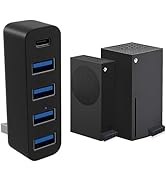 5 Ports USB Hub for Xbox Series X|S, High Speed USB Hub Splitter Expansion Adapter for Xbox Serie...