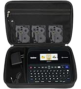 Aproca Hard Storage Travel Case, for Brother P-Touch PTD600 / PT- D610BT Label Maker PC-Connectab...