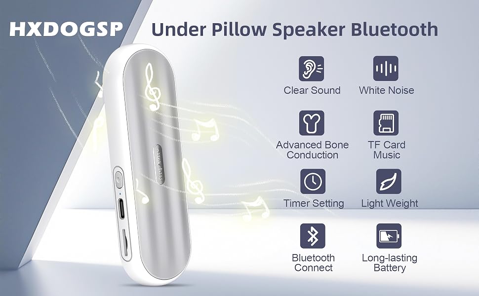 under pillow speaker bluetooth