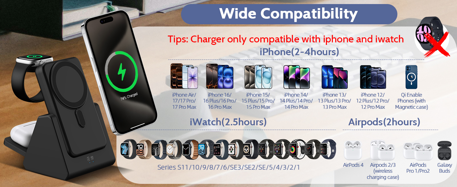 3 in 1 charging station apple